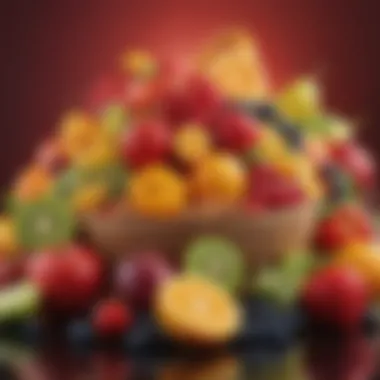 Fruits that Boost HDL Cholesterol A colorful array of fruits emphasizing the importance of natural sugars and fiber.