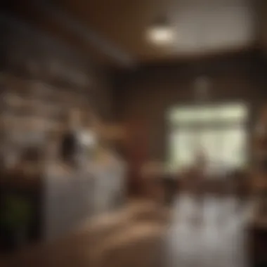 Cozy Coffee Shop Interior A cozy coffee shop interior showcasing different brewing methods