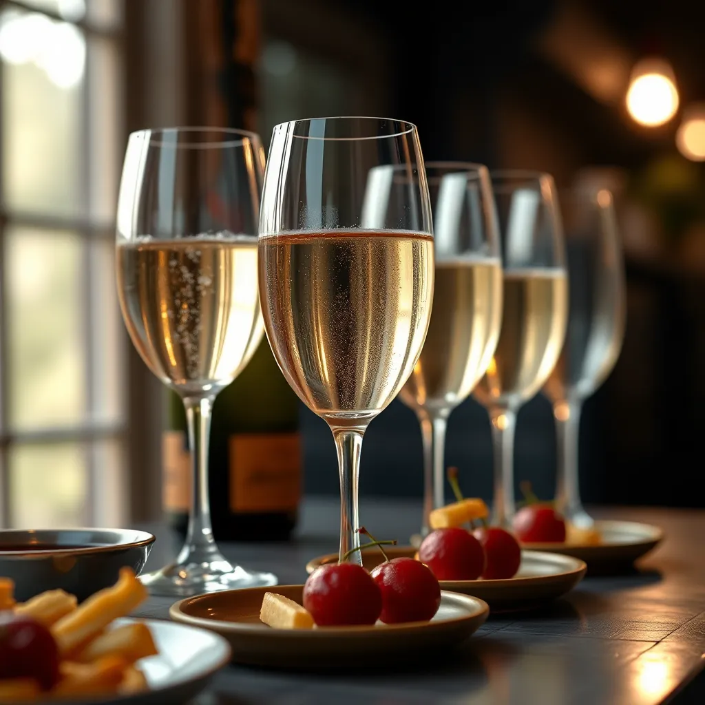 Half Rum Wide Rim Champagne Glasses: Design and Significance
